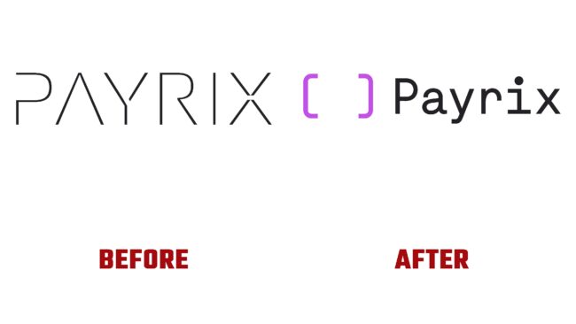 Payrix Antes y Despues del Logotipo (historia)
