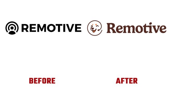 Remotive Antes y Despues del Logotipo (historia)