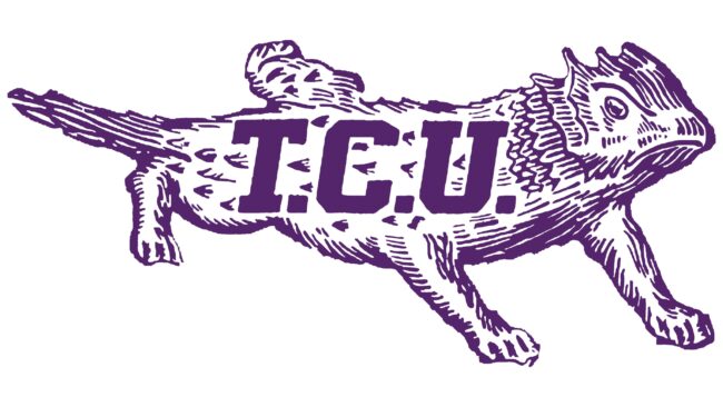 TCU Horned Frogs Logotipo 1939-1965