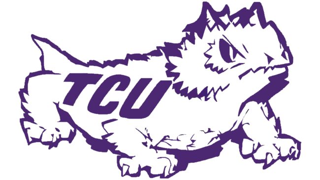 TCU Horned Frogs Logotipo 1965-1977