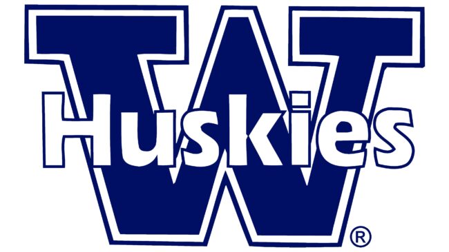 Washington Huskies Logotipo 1983-1995