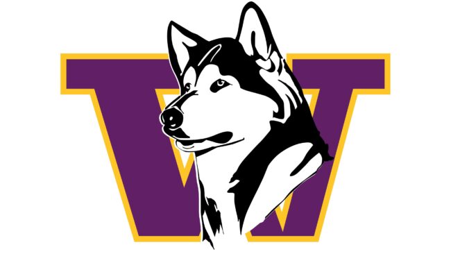Washington Huskies Logotipo 1995-2001