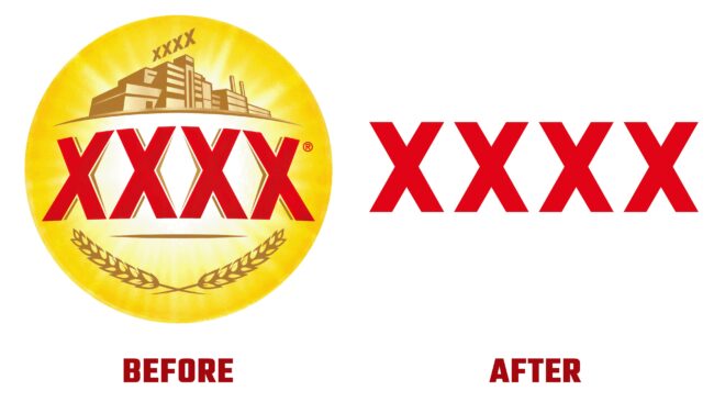 XXXX Antes y Despues del Logotipo (historia)