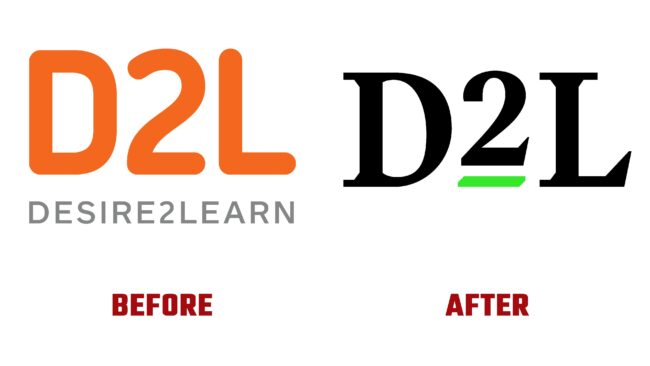 D2L Antes y Despues del Logotipo (historia)