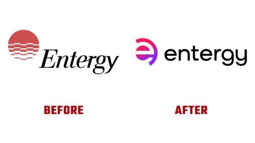Entergy Antes y Despues del Logotipo (historia)