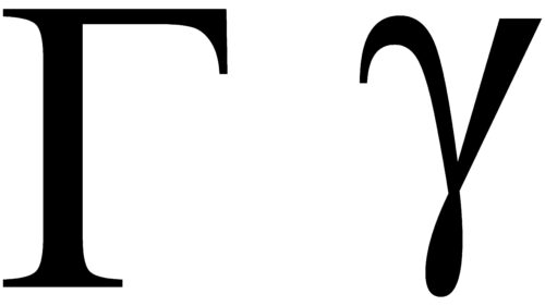 Gamma Greek Simbolo
