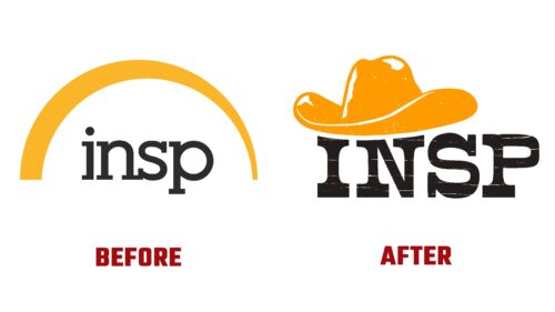 INSP Antes y Despues del Logotipo (historia)