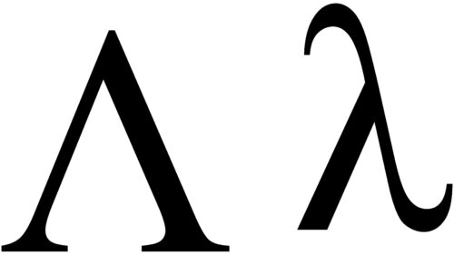 Lambda Greek Simbolo