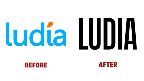 Ludia Antes y Despues del Logotipo (historia)