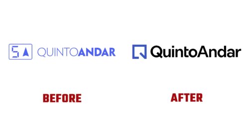 QuintoAndar Antes y Despues del Logotipo (historia)