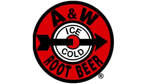 A&W Root Beer Restaurants Logotipo 1948-1958