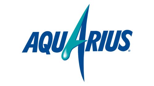 Aquarius (drink) Logotipo 1991-2005