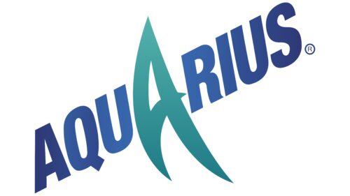 Aquarius (drink) Logotipo 2013-2017