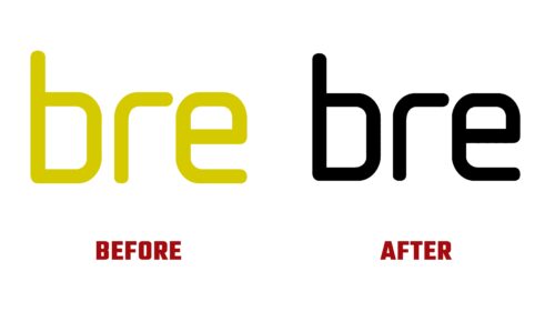 BRE Group Antes y Despues del Logotipo (Historia)
