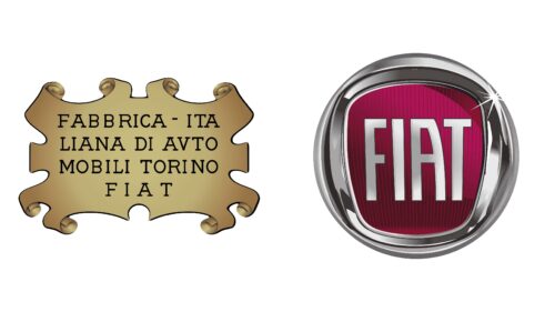 Fiat logotipos de empresas antes y ahora