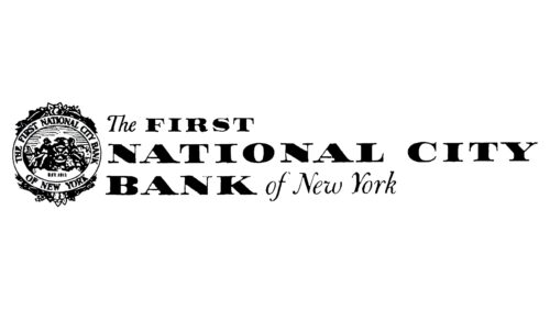 First National City Bank Logotipo 1955-1962