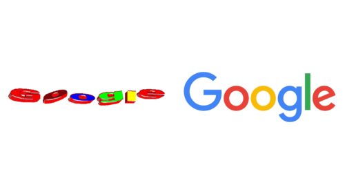 Google logotipos de empresas antes y ahora