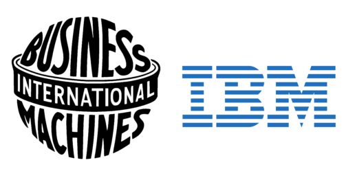 IBM logotipos de empresas antes y ahora