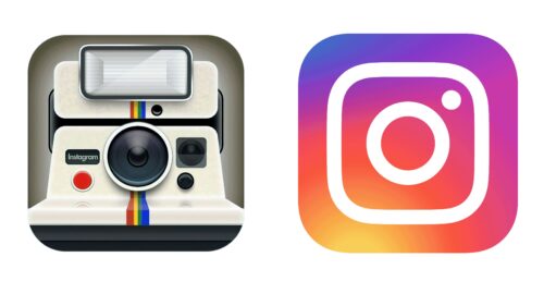 Instagram logotipos de empresas antes y ahora