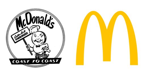 McDonald's logotipos de empresas antes y ahora