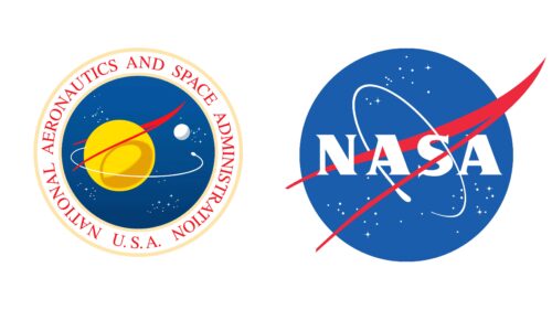 NASA logotipos de empresas antes y ahora