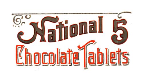 National Chocolate Tablets Logotipo 1890-1898
