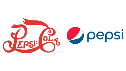 Pepsi-Cola logotipos de empresas antes y ahora