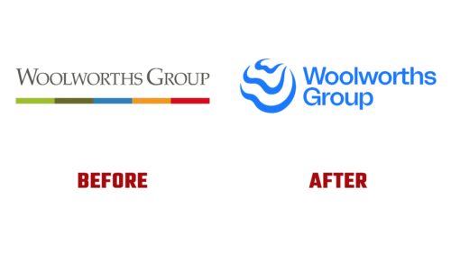 Woolworths Group Antes y Despues del Logotipo (historia