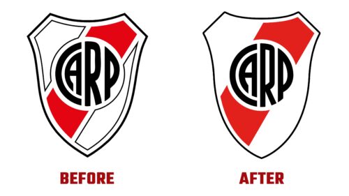 Club Atletico River Plate Antes y Despues del Logotipo (Historia)