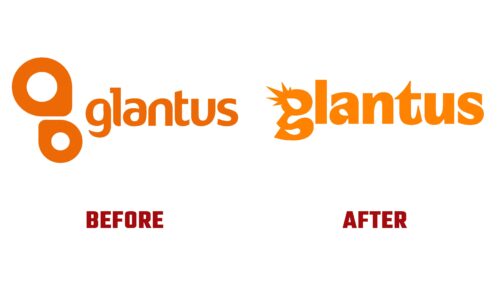 Glantus Antes y Despues del Logotipo (Historia)