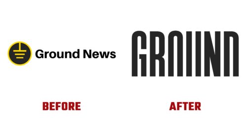 Ground News Antes y Despues del Logotipo (Historia)