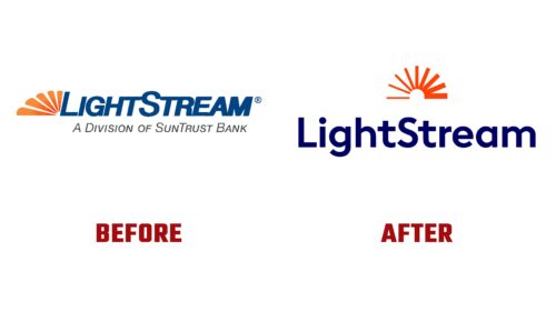 LightStream Antes y Despues del Logotipo (Historia)