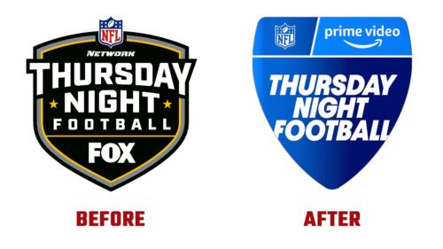 NFL Thursday Night Football Antes y Despues del Logotipo (Historia)