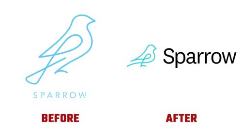 Sparrow Antes y Despues del Logotipo (Historia)