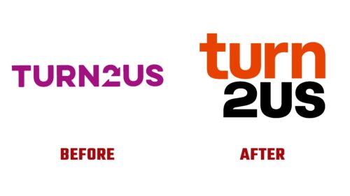 Turn2us Antes y Despues del Logotipo (Historia)