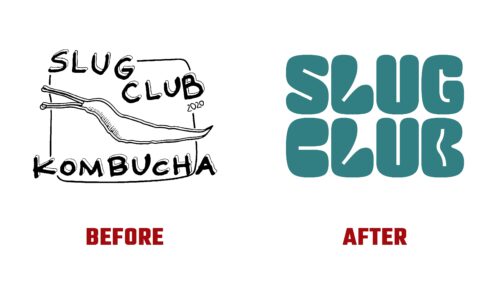 Slug Club Antes y Despues del Logotipo (Historia)
