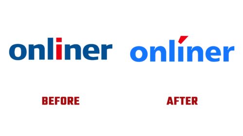 Onliner Antes y Despues del Logotipo (Historia)